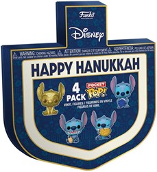 Funko set de llaveros Stitch - Dreidel Box - 4 unidades - Lilo and Stitch
