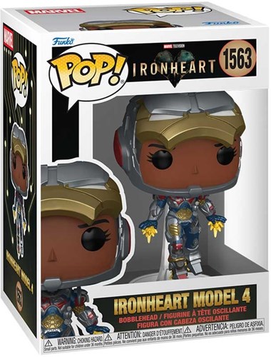 Funko Pop Ironheart Armor Model 4 - Figura de Juguete Coleccionable Marvel