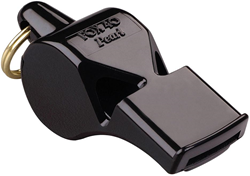 Fox 40 Pearl Official Whistle and Strap Black