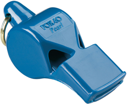 Fox 40 Pearl Safety Whistle and Strap - Blue -