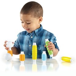 Guidecraft juguete de construcción Grippies builders multicolor STEM magnético
