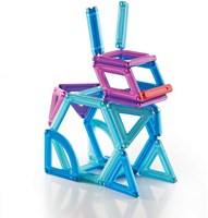 Guidecraft juguete de construcción magnético PowerClix frames 74 piezas multicolor-3