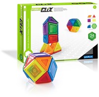 Guidecraft juguete de construcción PowerClix Solid set 24 piezas colorido