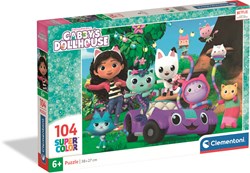 Clementoni puzzle La Casa de Muñecas de Gabby - 104 piezas - juguete colorido