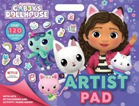 Totum Gabby's Dollhouse libro de actividades - Artist Pad libro para colorear pegatinas