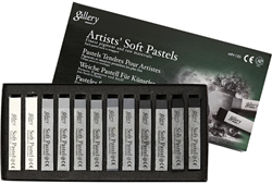 Creativ Company juguete pastel Gallery Soft Pastel Set 12 piezas gris