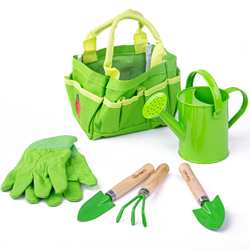 Bigjigs Bolsa con Herramientas de Jardín - 6 piezas