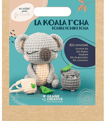 Graine Creative kit de ganchillo amigurumi koala 12,5 cm peluche