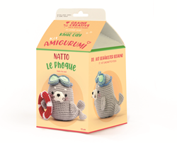 Graine Creative kit amigurumi ganchillo foca 13 cm set creativo