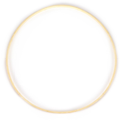 Graine Creative aro de bambú manualidades 25 cm para decoración