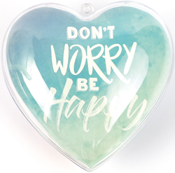Graine Creative corazón regalo creativo 10x10 cm set manualidades Don't Worry