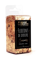 Graine Creative copos de lámina metálica cobre 1g para resina y manualidades