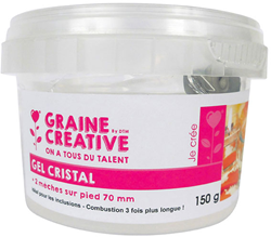 Graine Creative cera gel transparente 150g hacer velas creativo
