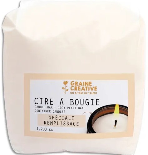 Graine Creative cera para velas soja 1,2 kg manualidades ecológicas
