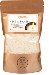 Graine Creative cera de soja para velas 380g set ecológico DIY