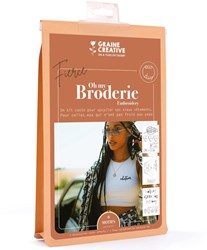 Graine Creative kit de bordado ropa upcycling Fierce - manualidades creativas