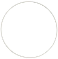 Graine Creative aro metálico material creativo 15 cm blanco decoración