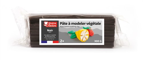 Graine Creative arcilla vegetal 300g negro - plastilina para niños