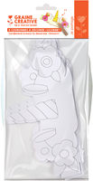 Graine Creative coronas unicornio manualidades cartón 6 piezas niños