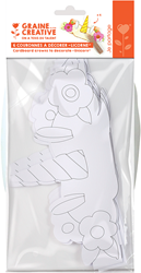Graine Creative coronas unicornio manualidades cartón 6 piezas niños