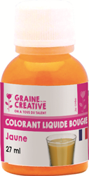 Graine Creative colorante para velas amarillo 27 ml - líquido para hacer velas
