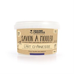 Graine Creative base de jabón 500 gr leche de burra kit DIY jabón