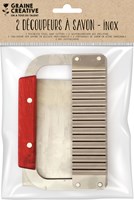 Graine Creative cortador de jabón liso ondulado DIY 2 piezas