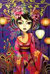 Magnolia Geisha - 1000 Teile
