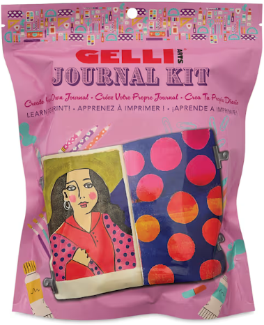 Gelli Arts set creativo journal - kit de inicio gel printing 24x19,5x6 cm