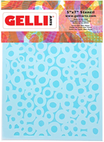 Gelli Arts plantilla dots 12,7x17,8 cm para gel printing creativo