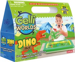 Zimpli Kids set de dinosaurios Gelli Worlds - pack de juguetes aventurero