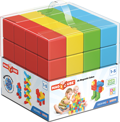 Geomag Geomag Magicube Full Color Recycled Crystal 64 pcs
