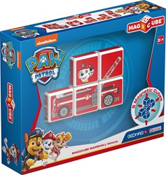 Geomag Geomag MagiCube Paw Patrol Marshall Fire Truck - 5pcs