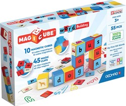 Geomag Geomag Magicube Word Building EU Clips Reciclados 55 piezas
