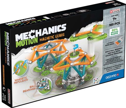 Geomag set de construcción Mechanics Motion engranajes magnéticos 160 piezas