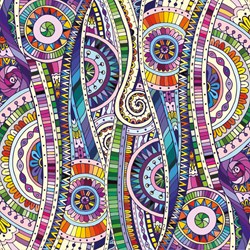 Yazz puzzle Geometric Mosaic - rompecabezas colorido 1023 piezas