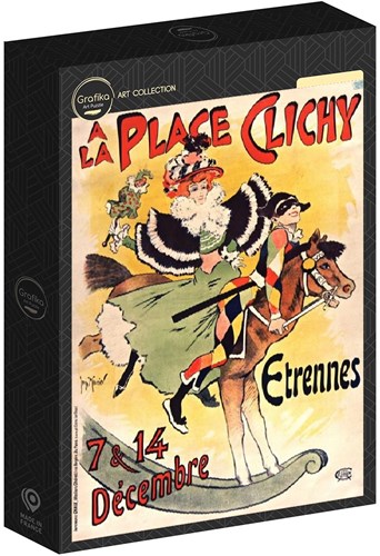 Grafika puzzle Georges Meunier rompecabezas - A la Place Clichy 1897 - 500 piezas-2