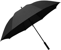 Precision paraguas de golf negro - fibra de vidrio resistente al viento 75 cm
