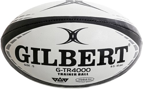 Gilbert balón de rugby entrenamiento G-TR4000 negro talla 3 - balón de entrenamiento