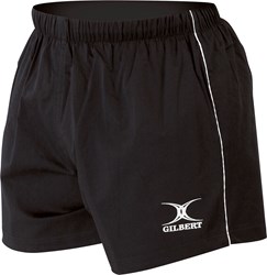 Gilbert pantalón corto rugby negro short deportivo 116 para niños rugby