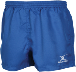 Gilbert pantalones cortos rugby Saracen II azul - 2XS short deportivo poliéster