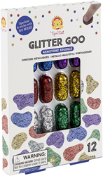 Tiger Tribe set de manualidades con purpurina Gemstone Sparkle para niños