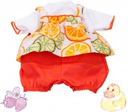 Götz Boutique, combi "Fruits", babypoppen 42-46 cm (Inhoud: 2-delig)