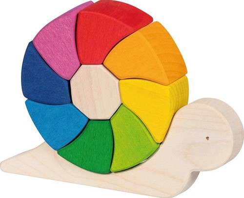 GOKI Juego de Puzzle y Construcción Snail