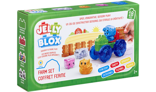 Goliath set de construcción Jelly Blox Farm Set bloques blandos juguete sensorial