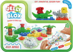 Goliath bloques de construcción Jelly Blox Jungle Set - juguete sensorial 25 piezas
