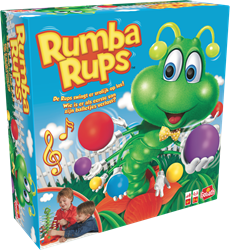 Juego educativo Rumba Rups de cartón para niños a partir de 3 años