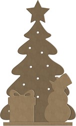 Gomille Gomille MDF Figuren Set Kerstboom