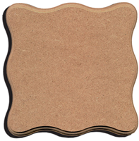 Gomille posavasos MDF juguete creativo decoración multicolor 20x20 cm