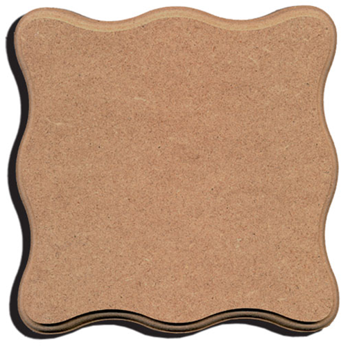 Gomille posavasos MDF juguete creativo decoración multicolor 20x20 cm